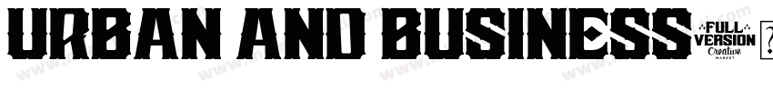 Urban And Business字体转换